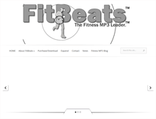 Tablet Screenshot of fitbeats.com